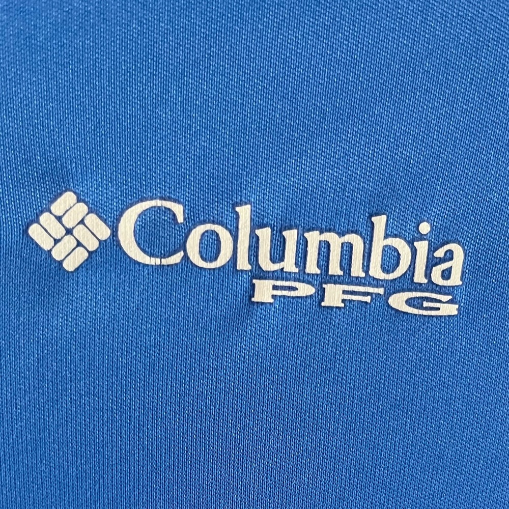 Columbia - Boys PFG Sports Shirt in Vivid Blue Color - Size L (14 / 16) - Picture 4 of 5
